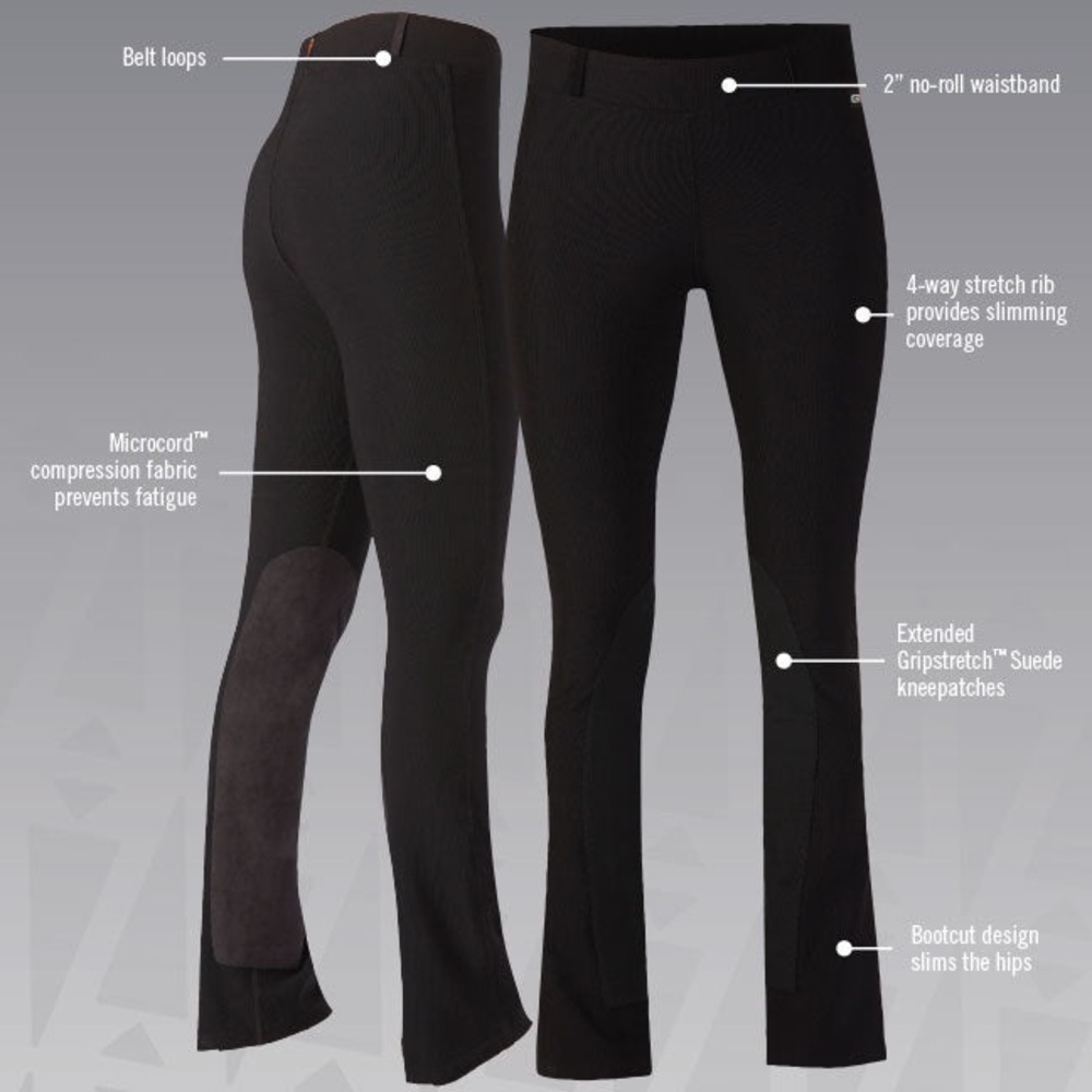 Kerrits Microcord Bootcut Extended Patch Ladies B… - image 1